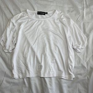 White Crop Top